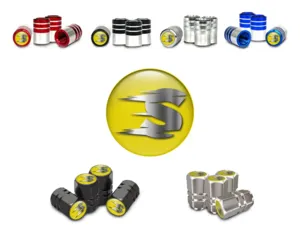 Valve Stem Caps for Car Minimal Look Edition